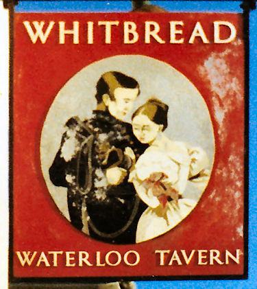 Waterloo Tavern sign 1986
