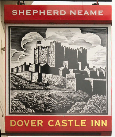 Dover Castle Inn sign 2013