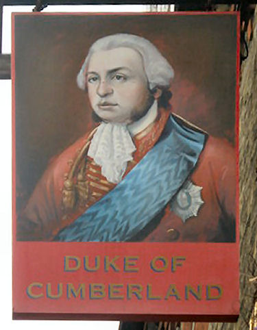 Duke of Cumberland sign
