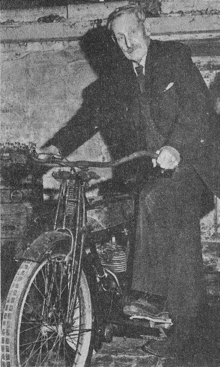 Alfred Jemison and his bike