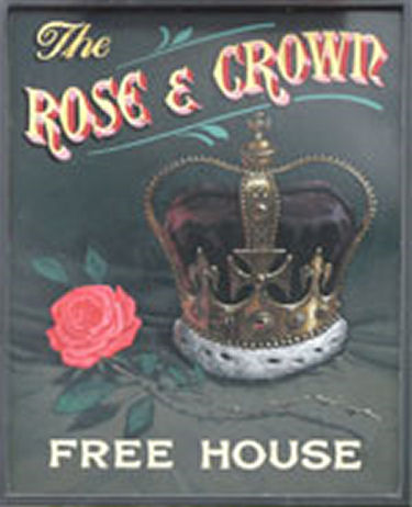Rose and Crown sign